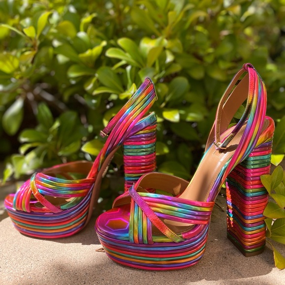 Like new Aquazzura Sundance platform 37 $895 - Picture 6 of 14